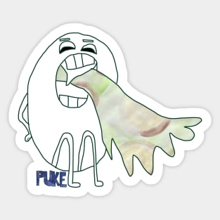 Puke! Sticker